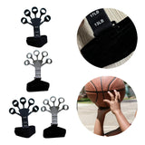 Maxbell Hand Grip Strengthener Silicone Finger Exercise for Forearm Muscle Sports black