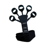 Maxbell Hand Grip Strengthener Silicone Finger Exercise for Forearm Muscle Sports black