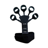 Maxbell Hand Grip Strengthener Silicone Finger Exercise for Forearm Muscle Sports black