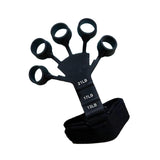 Maxbell Hand Grip Strengthener Silicone Finger Exercise for Forearm Muscle Sports black