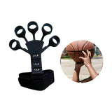 Maxbell Hand Grip Strengthener Silicone Finger Exercise for Forearm Muscle Sports black