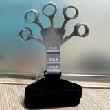Maxbell Hand Grip Strengthener Silicone Finger Exercise for Forearm Muscle Sports gray