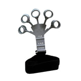 Maxbell Hand Grip Strengthener Silicone Finger Exercise for Forearm Muscle Sports gray