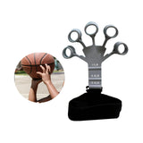 Maxbell Hand Grip Strengthener Silicone Finger Exercise for Forearm Muscle Sports gray