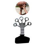 Maxbell Hand Grip Strengthener Silicone Finger Exercise for Forearm Muscle Sports gray