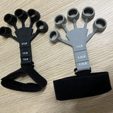 Maxbell Hand Grip Strengthener Silicone Finger Exercise for Forearm Muscle Sports black and gray