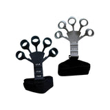 Maxbell Hand Grip Strengthener Silicone Finger Exercise for Forearm Muscle Sports black and gray