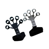 Maxbell Hand Grip Strengthener Silicone Finger Exercise for Forearm Muscle Sports black and gray