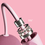 Maxbell Cordless Jumping Rope Gym Exercise Fitness Weighted Jump Rope for Kids Ball dia6.5cm Pink