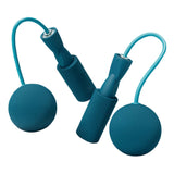 Maxbell Cordless Jumping Rope Gym Exercise Fitness Weighted Jump Rope for Kids Ball dia6.5cm Blue
