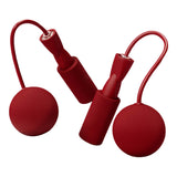 Maxbell Cordless Jumping Rope Gym Exercise Fitness Weighted Jump Rope for Kids Ball dia6.5cm Red