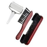 Maxbell Durable Billiards Pool Table Brush Set Cleaning Brushes Pool Table Cleaner Red 3PCS