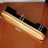 Maxbell Durable Billiards Pool Table Brush Set Cleaning Brushes Pool Table Cleaner Brown 4PCS