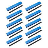 Maxbell 10 Pieces Tennis Overgrip Anti Skid Racket Grip Tape for Motorbike Handlebar Blue