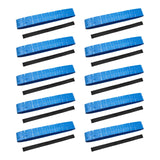 Maxbell 10 Pieces Tennis Overgrip Anti Skid Racket Grip Tape for Motorbike Handlebar Blue