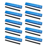 Maxbell 10 Pieces Tennis Overgrip Anti Skid Racket Grip Tape for Motorbike Handlebar Blue