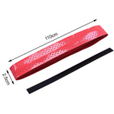 Maxbell 10 Pieces Tennis Overgrip Anti Skid Racket Grip Tape for Motorbike Handlebar Red