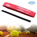 Maxbell 10 Pieces Tennis Overgrip Anti Skid Racket Grip Tape for Motorbike Handlebar Red