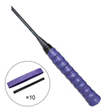 Maxbell 10 Pieces Tennis Overgrip Anti Skid Racket Grip Tape for Motorbike Handlebar Violet