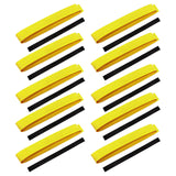 Maxbell 10 Pieces Tennis Overgrip Anti Skid Racket Grip Tape for Motorbike Handlebar Yellow