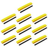 Maxbell 10 Pieces Tennis Overgrip Anti Skid Racket Grip Tape for Motorbike Handlebar Yellow