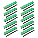 Maxbell 10 Pieces Tennis Overgrip Anti Skid Racket Grip Tape for Motorbike Handlebar Green