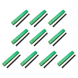 Maxbell 10 Pieces Tennis Overgrip Anti Skid Racket Grip Tape for Motorbike Handlebar Green