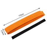 Maxbell 10 Pieces Tennis Overgrip Anti Skid Racket Grip Tape for Motorbike Handlebar Orange