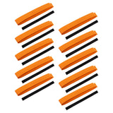 Maxbell 10 Pieces Tennis Overgrip Anti Skid Racket Grip Tape for Motorbike Handlebar Orange