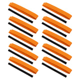 Maxbell 10 Pieces Tennis Overgrip Anti Skid Racket Grip Tape for Motorbike Handlebar Orange