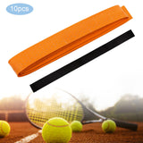 Maxbell 10 Pieces Tennis Overgrip Anti Skid Racket Grip Tape for Motorbike Handlebar Orange