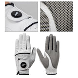 Maxbell Men Golf Glove Left Hand Soft Breathable Golfer Gloves with Golf Marker 23