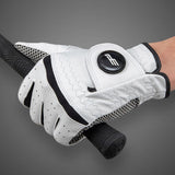 Maxbell Men Golf Glove Left Hand Soft Breathable Golfer Gloves with Golf Marker 23