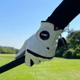 Maxbell Men Golf Glove Left Hand Soft Breathable Golfer Gloves with Golf Marker 23