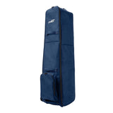 Maxbell Portable golf Bag with Wheels Carrier Aviation Bag Folding Blue