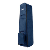 Maxbell Portable golf Bag with Wheels Carrier Aviation Bag Folding Blue