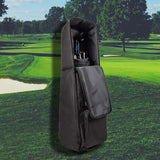 Maxbell Portable golf Bag with Wheels Carrier Aviation Bag Folding Black