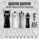 Maxbell Golf Head Covers Mallet Putter Professionals Outdoor Training Equipment 3 Fairwaywood Black