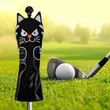 Maxbell Golf Head Covers Mallet Putter Professionals Outdoor Training Equipment 3 Fairwaywood Black