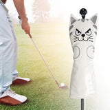 Maxbell Golf Head Covers Mallet Putter Professionals Outdoor Training Equipment 3 Fairwaywood White