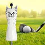 Maxbell Golf Head Covers Mallet Putter Professionals Outdoor Training Equipment 3 Fairwaywood White