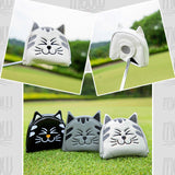 Maxbell Golf Head Covers Mallet Putter Professionals Outdoor Training Equipment Semicircle Grey