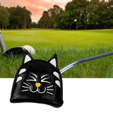 Maxbell Golf Head Covers Mallet Putter Professionals Outdoor Training Equipment Semicircle Black