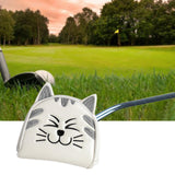 Maxbell Golf Head Covers Mallet Putter Professionals Outdoor Training Equipment Semicircle White