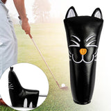 Maxbell Golf Head Covers Mallet Putter Professionals Outdoor Training Equipment Straight Black