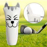 Maxbell Golf Head Covers Mallet Putter Professionals Outdoor Training Equipment Straight White