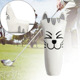 Maxbell Golf Head Covers Mallet Putter Professionals Outdoor Training Equipment Straight White