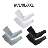 Maxbell Cooling Arm Sleeve Cover Sun Protection for Sports Unisex M gray