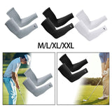 Maxbell Cooling Arm Sleeve Cover Sun Protection for Sports Unisex M gray