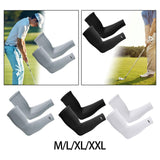 Maxbell Cooling Arm Sleeve Cover Sun Protection for Sports Unisex M gray